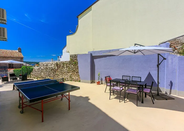 Hundefreundliches Nur 270 Meter Zum Mit Meerblick, Tischtennis, Grillbereich * Crikvenica